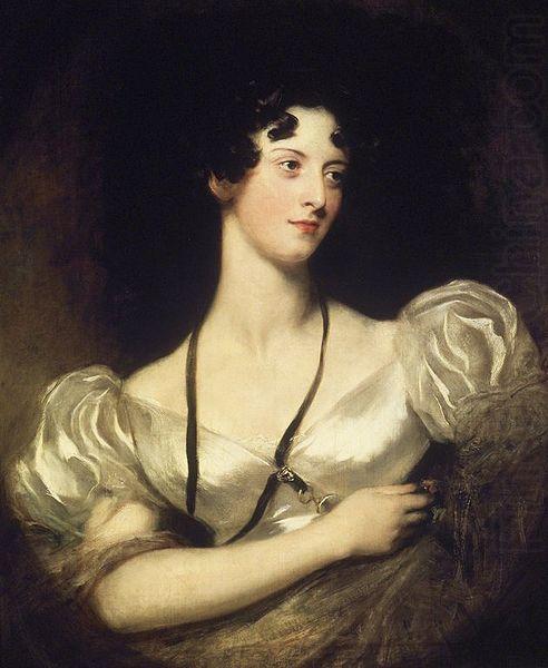 Sir Thomas Lawrence Portrait of Miss Caroline Fry oil painting picture